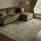 8' X 10' Chocolate And Gray Oriental Shag Washable Area Rug With UV Protection - HomeRoots - Flyclothing LLC