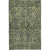 8' X 10' Green And Gray Oriental Shag Washable Area Rug With UV Protection - HomeRoots - Flyclothing LLC
