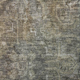 8' Brown And Beige Oriental Shag Washable Round Rug With UV Protection - HomeRoots - Flyclothing LLC
