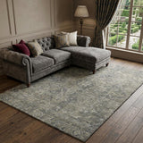 10' X 14' Brown And Beige Oriental Shag Washable Area Rug With UV Protection - HomeRoots - Flyclothing LLC