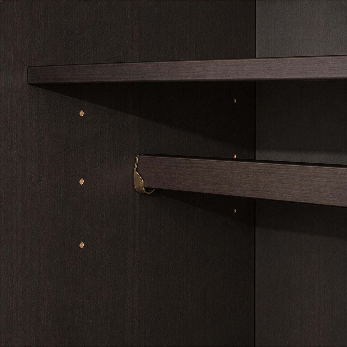 74" Espresso Solid Wood Four Door Combo Dresser - HomeRoots - Flyclothing LLC