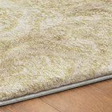 3' X 5' Beige And Cream Floral Vines Shag Washable Area Rug With UV Protection - HomeRoots - Flyclothing LLC