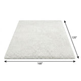 10' X 14' Beige And Cream Floral Vines Shag Washable Area Rug With UV Protection - HomeRoots - Flyclothing LLC