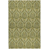 3' X 5' Green And Fern Green Floral Vines Shag Washable Area Rug With UV Protection - HomeRoots - Flyclothing LLC