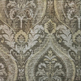 9' X 12' Taupe And Beige Floral Vines Shag Washable Area Rug With UV Protection - HomeRoots - Flyclothing LLC