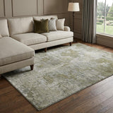 8' X 10' Beige And Taupe Abstract Shag Washable Area Rug With UV Protection - HomeRoots - Flyclothing LLC