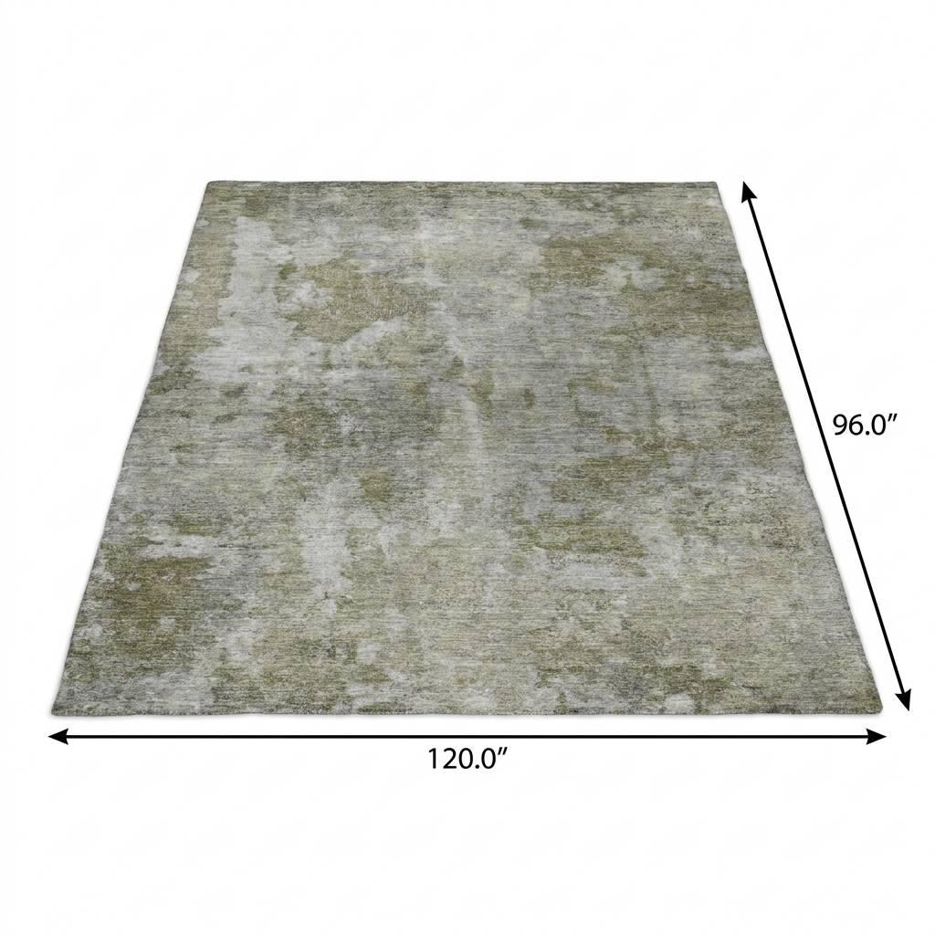 8' X 10' Beige And Taupe Abstract Shag Washable Area Rug With UV Protection - HomeRoots - Flyclothing LLC