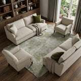9' X 12' Beige And Taupe Abstract Shag Washable Area Rug With UV Protection - HomeRoots - Flyclothing LLC