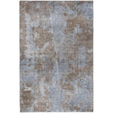 3' X 5' Brown And Taupe Abstract Shag Washable Area Rug With UV Protection - HomeRoots - Flyclothing LLC