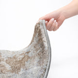 8' X 10' Brown And Taupe Abstract Shag Washable Area Rug With UV Protection - HomeRoots - Flyclothing LLC