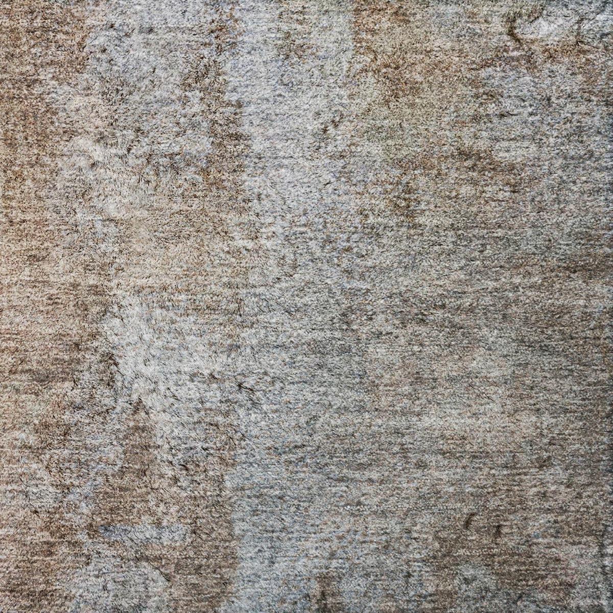 9' X 12' Brown And Taupe Abstract Shag Washable Area Rug With UV Protection - HomeRoots - Flyclothing LLC