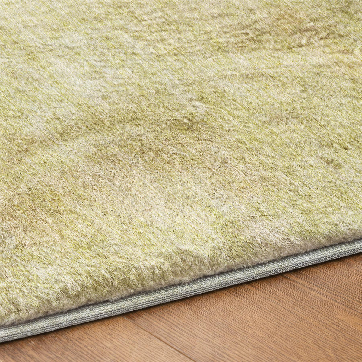 10' X 14' Gold And Beige Abstract Shag Washable Area Rug With UV Protection - HomeRoots - Flyclothing LLC