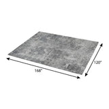10' X 14' Gray And Silver Abstract Shag Washable Area Rug With UV Protection - HomeRoots - Flyclothing LLC