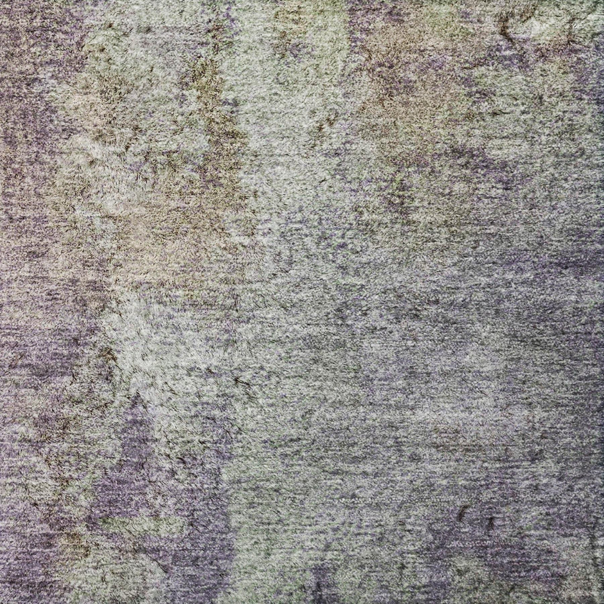 8' X 10' Purple And Green Abstract Shag Washable Area Rug With UV Protection - HomeRoots - Flyclothing LLC