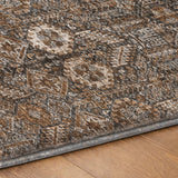 10' X 14' Chocolate And Brown Geometric Shag Washable Area Rug With UV Protection - HomeRoots - Flyclothing LLC