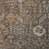 10' X 14' Chocolate And Brown Geometric Shag Washable Area Rug With UV Protection - HomeRoots - Flyclothing LLC