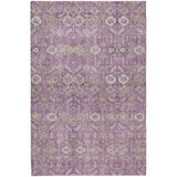 9' X 12' Lavender And Purple Geometric Shag Washable Area Rug With UV Protection - HomeRoots - Flyclothing LLC