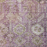 9' X 12' Lavender And Purple Geometric Shag Washable Area Rug With UV Protection - HomeRoots - Flyclothing LLC
