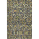 8' X 10' Orange And Copper Geometric Shag Washable Area Rug With UV Protection - HomeRoots - Flyclothing LLC