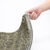 3' X 5' Taupe And Brown Geometric Shag Washable Area Rug With UV Protection - HomeRoots - Flyclothing LLC