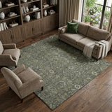 10' X 14' Taupe And Brown Geometric Shag Washable Area Rug With UV Protection - HomeRoots - Flyclothing LLC
