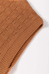 Round Neck Cap Sleeve Sweater Vest - Trendsi - Flyclothing LLC