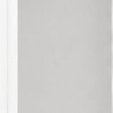 72" White Solid Wood Mirrored Two Door Combo Dresser
