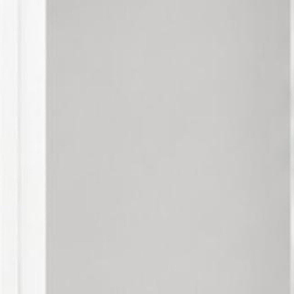 72" White Solid Wood Mirrored Two Door Combo Dresser