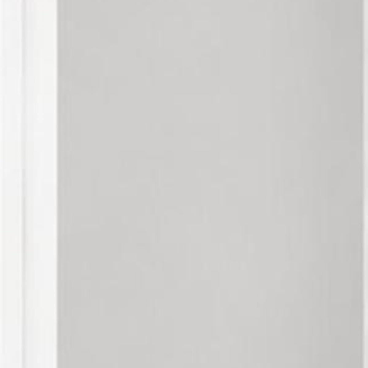 72" White Solid Wood Mirrored Two Door Combo Dresser