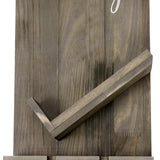 20" X 10" Gray Life Happens Wine Helps Rustic Wood Wall Decor
