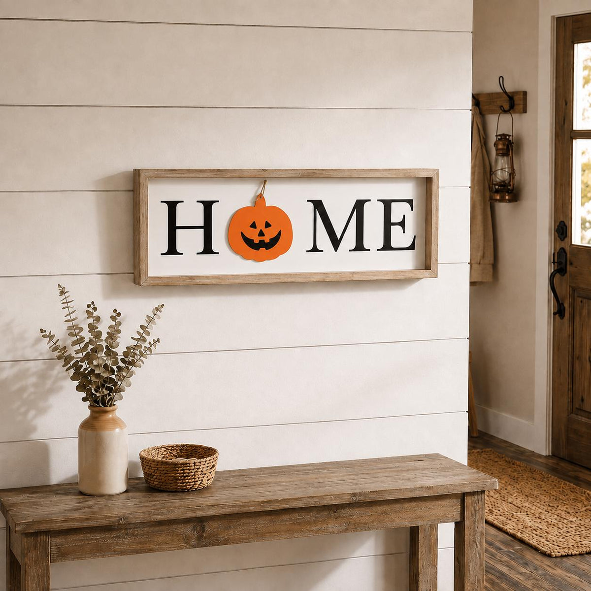 9" X 23" Black Natural And White Celebration Home Wood Wall Decor - HomeRoots - Flyclothing LLC