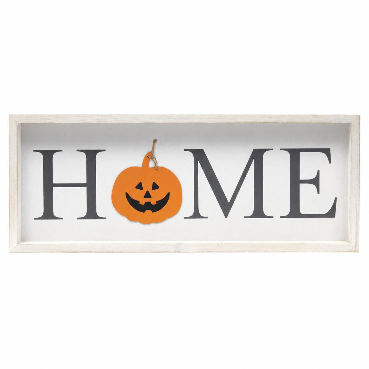 9" X 23" Gray And White Celebration Home Wood Wall Decor - HomeRoots - Flyclothing LLC