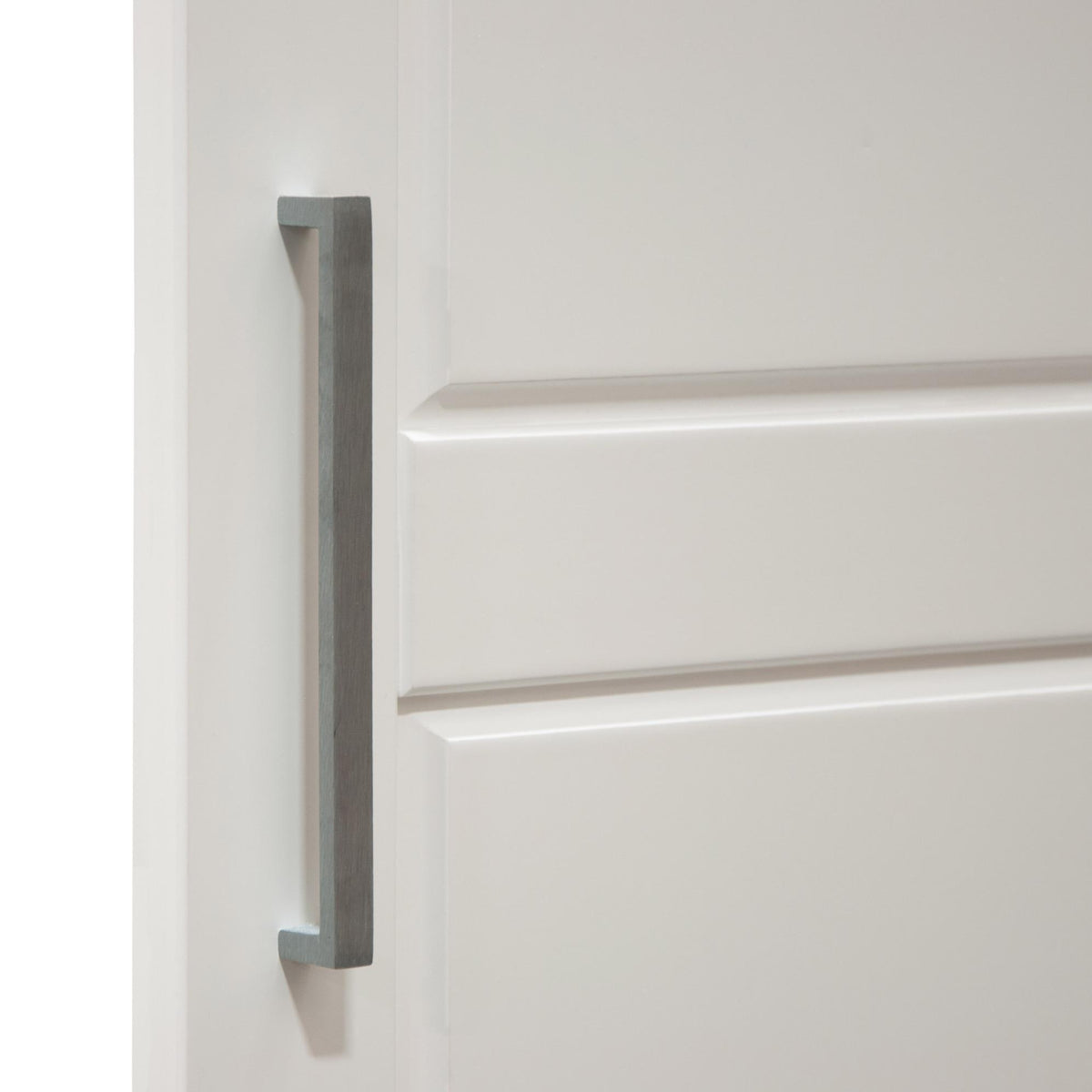 72" White Solid Wood Six Door Combo Dresser