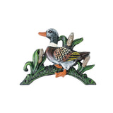 8" Black Green And Brown Iron Duck Garden Hose Hanger - HomeRoots - Flyclothing LLC