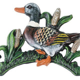 8" Black Green And Brown Iron Duck Garden Hose Hanger - HomeRoots - Flyclothing LLC