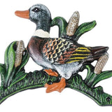 8" Black Green And Brown Iron Duck Garden Hose Hanger - HomeRoots - Flyclothing LLC
