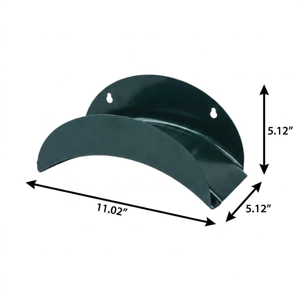5" Dark Green Metal Garden Hose Hanger - HomeRoots - Flyclothing LLC
