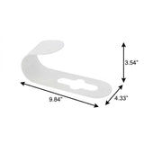 4" White Metal Garden Hose Hanger