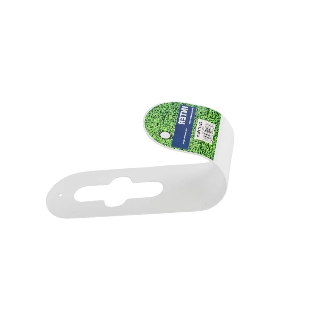 4" White Metal Garden Hose Hanger