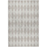 5' X 8' Beige And Ivory Geometric Shag Washable Area Rug With UV Protection - HomeRoots - Flyclothing LLC