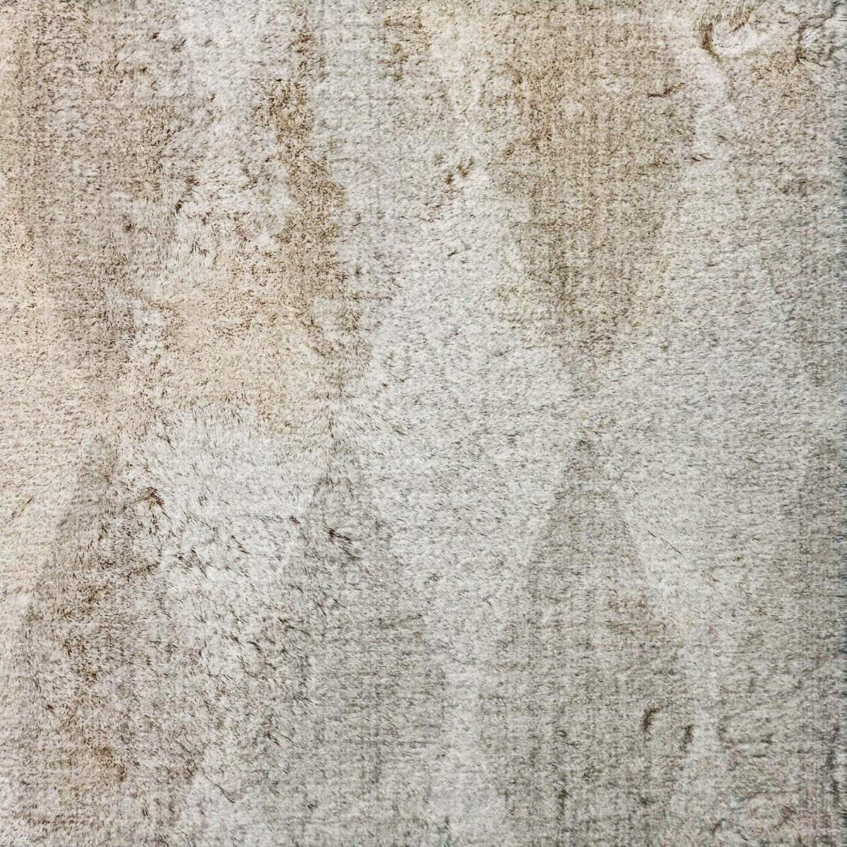 8' X 10' Beige And Ivory Geometric Shag Washable Area Rug With UV Protection - HomeRoots - Flyclothing LLC