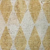 5' X 8' Gold And Ivory Geometric Shag Washable Area Rug With UV Protection - HomeRoots - Flyclothing LLC