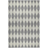 3' X 5' Gray And Ivory Geometric Shag Washable Area Rug With UV Protection - HomeRoots - Flyclothing LLC