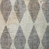 5' X 8' Gray And Ivory Geometric Shag Washable Area Rug With UV Protection - HomeRoots - Flyclothing LLC