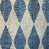 3' X 5' Navy Blue And Ivory Geometric Shag Washable Area Rug With UV Protection - HomeRoots - Flyclothing LLC