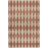 9' X 12' Orange And Copper Geometric Shag Washable Area Rug With UV Protection - HomeRoots - Flyclothing LLC