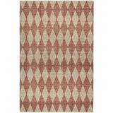 10' X 14' Orange And Copper Geometric Shag Washable Area Rug With UV Protection - HomeRoots - Flyclothing LLC