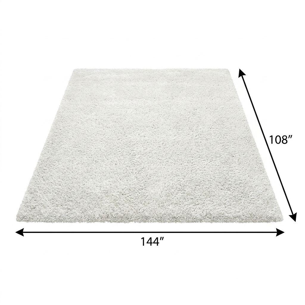 9' X 12' Pewter And Silver Geometric Shag Washable Area Rug With UV Protection - HomeRoots - Flyclothing LLC