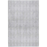10' X 14' Pewter And Silver Geometric Shag Washable Area Rug With UV Protection - HomeRoots - Flyclothing LLC