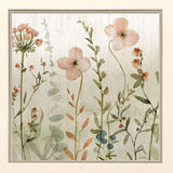 Set Of Two Fall Sketchbook Distressed White Framed Wall Art